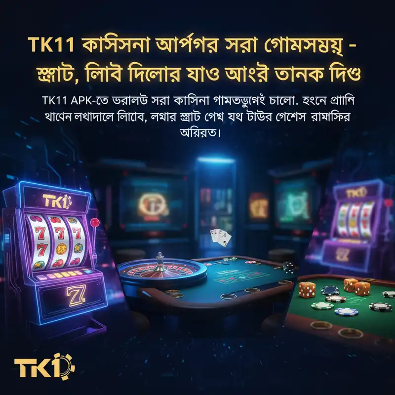 TK11 APK সেরা ক্যাসিনো গেমস ব্যানার